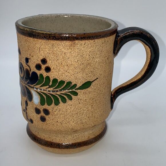 Vintage Tonala Mexican Pottery Mug - Picture 3 of 6
